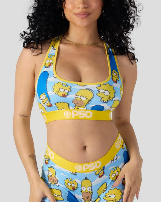 Sale The Simpsons - Heads - Sports Bra | PSD